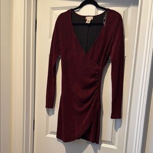 Altard state sparkly maroon dress